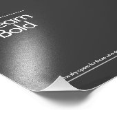 "Dream Bold” Minimalist Office Poster (Ecke)