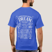 Dream Bold - Shakespeare Magic T-Shirt (Rückseite)