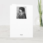 Dream Book von Alice Pike Barney Dankeskarte (Rückseite)