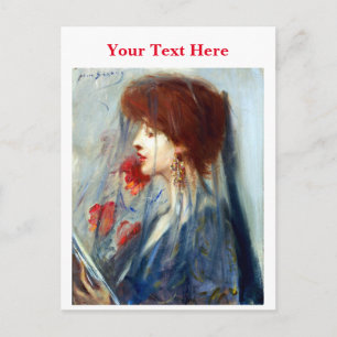 Dream Book von Alice Pike Barney Feiertagspostkarte