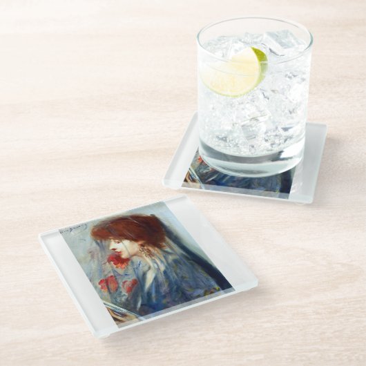 Dream Book von Alice Pike Barney Glasuntersetzer (Schrägansicht)