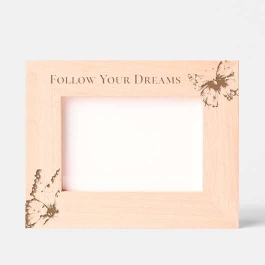 Dream Butterflies Geätzte Rahmen (Vorderseite)