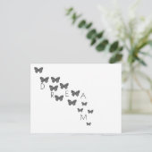Dream Butterflies Postkarte (Stehend Vorderseite)
