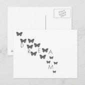 Dream Butterflies Postkarte (Vorne/Hinten)