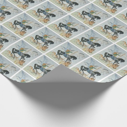 "Dream Carousel" Geschenkpapier (Ecke)