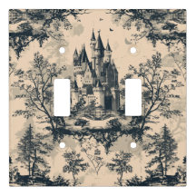 Dream Castle Midnight and Ivory Toile de Jouy