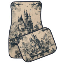 Dream Castle Midnight and Ivory Toile de Jouy