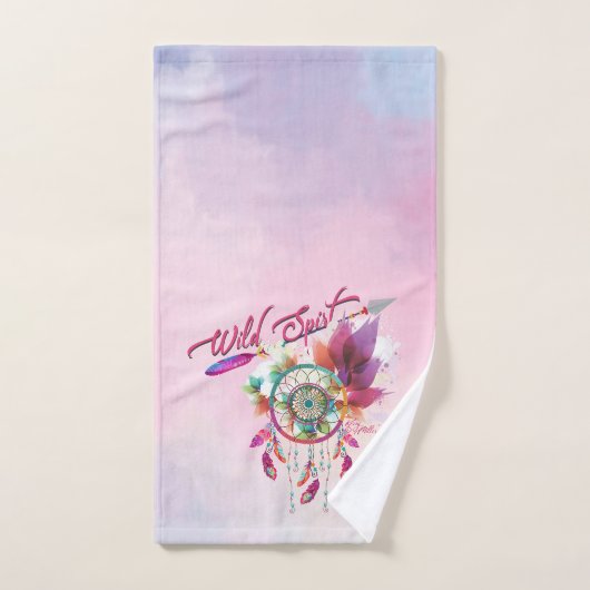 Dream Catcher and Arrow Badhandtuch Set (Handtuch)