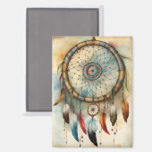 Dream Catcher Art Magnet (Vorderseite/Rückseite)