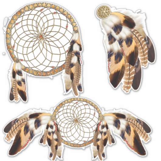 Dream Catcher Aufkleber (Vorderseite)