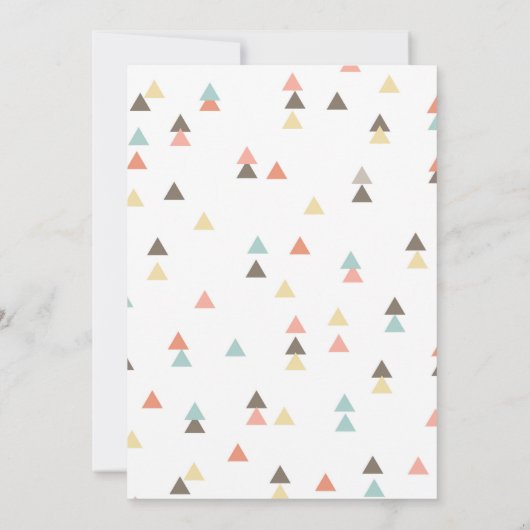 Dream Catcher Baby Shower Einladung (Rückseite)