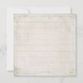 Dream Catcher Baby Shower Girl BOHO Wood Feather Einladung (Rückseite)