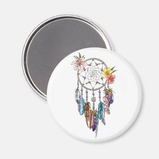 Dream Catcher Background Magnet (Vorderseite/Rückseite)