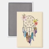 Dream Catcher Background Magnet (Vorderseite/Rückseite)