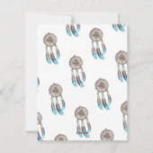 Dream Catcher Benachbarte Valentine Ferienkarte Feiertagskarte (Rückseite)