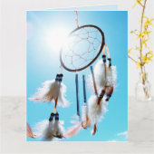 DREAM CATCHER BIRTHDAY CARD KARTE (Gelbe Blume)