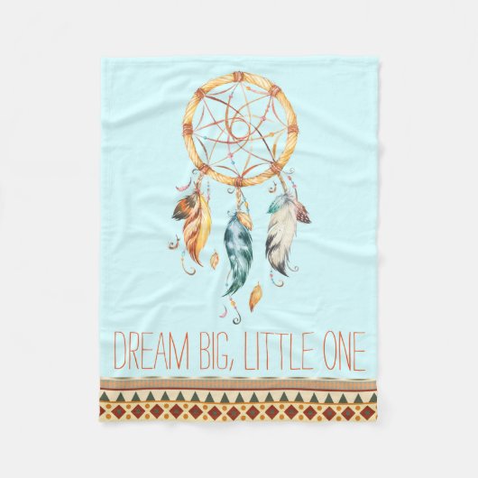 Dream Catcher Boho Baby Blanket Fleecedecke (Vorderseite)
