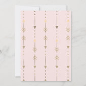 Dream Catcher, Boho Birthday Einladung (Rückseite)