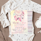 Dream Catcher Boho Kinderdusche Einladung