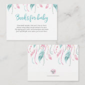 Dream Catcher Book Request Baby Shooting Card Begleitkarte (Vorne/Hinten)