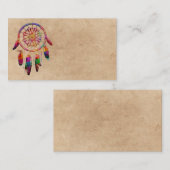 Dream Catcher Business Card Visitenkarte (Vorne/Hinten)