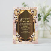 Dream Catcher Danke-Card RSVP Karte (Stehend Vorderseite)