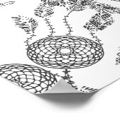 Dream Catcher Design 2 Poster (Ecke)