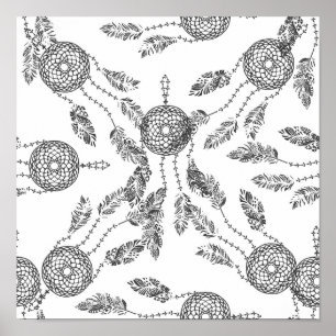 Dream Catcher Design 2 Poster