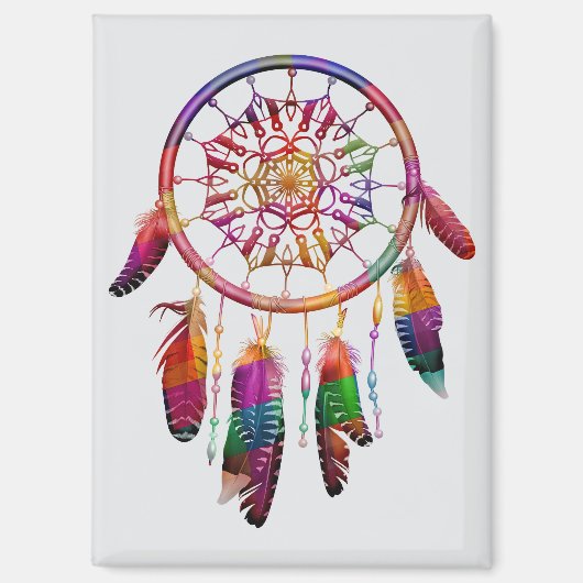Dream Catcher Design Magnet (Vorderseite)
