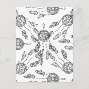 Dream Catcher Design Postkarte