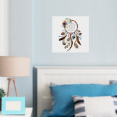 Dream Catcher Feather und Blume Foliendrucke (In Situ (Schlafzimmer))