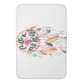 Dream Catcher Folgen Sie Ihrem Herzen Badematte (Vorderseite Vertikal)