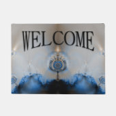 Dream Catcher Fraktal Fußmatte (Vorderseite)