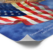 Dream Catcher - Freedom Eagle Art Poster/Print Poster (Ecke)