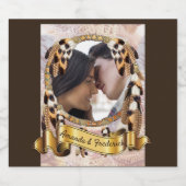 Dream Catcher Hochzeit Schaumweinetikett (Einzelnes Label)