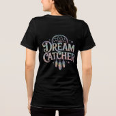 Dream Catcher Iridescent Holographic Text Tri-Blend Shirt (Rückseite)