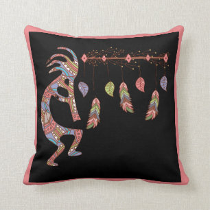 Dream Catcher Kokopelli Throw Kissen