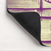 Dream Catcher Lila Wood Mousepad (Ecke)