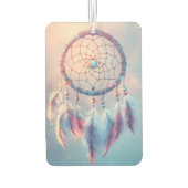 Dream Catcher mit weichen Federn und Perlen Autolufterfrischer (Rückseite)
