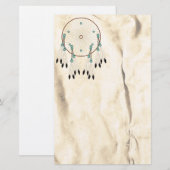 Dream Catcher Native American Stationery Briefpapier (Vorne/Hinten)