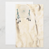 Dream Catcher Native American Stationery Briefpapier (Vorne/Hinten)