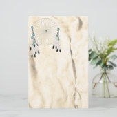 Dream Catcher Native American Stationery Briefpapier (Stehend Vorderseite)