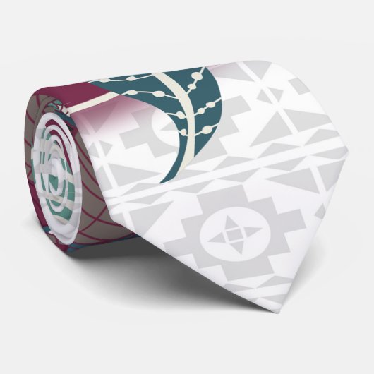 Dream Catcher Native American Theme Krawatte (Gerollt)
