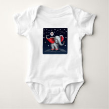 Dream Catcher Niedlich Baby Elephant. Night Sky