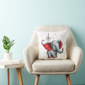 Dream Catcher Niedlich Baby Elephant. Zurück trans Kissen (Stuhl )