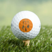 Dream Catcher Orange 3pk Golfball (Insitu T-Shirt)