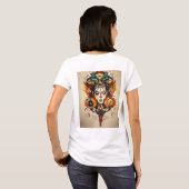 "Dream Catcher Polynesian Tattoo Design - Frauen T-Shirt (Schwarz voll)