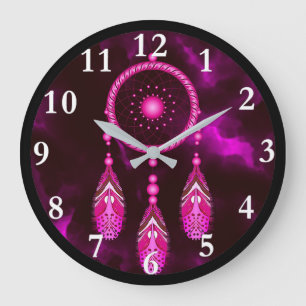 Dream Catcher Round Wall Uhr