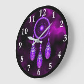 Dream Catcher Round Wall Uhr (Winkel)