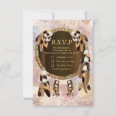 Dream Catcher RSVP Karte (Vorderseite)